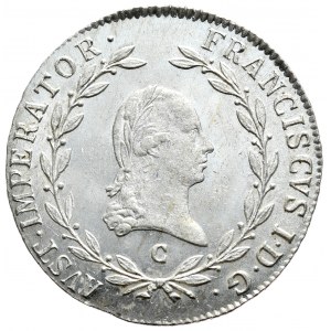 Austria, Franciszek I, 20 krajcarów 1809 C, Praga