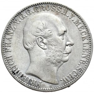 Niemcy, Meklemburgia-Schwerin, Fryderyk Franciszek II, talar 1867 A, Berlin