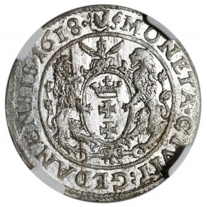 Zygmunt III Waza, ort 1618, Gdańsk
