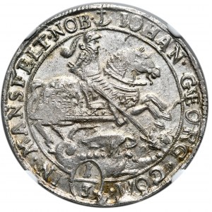Niemcy, Mansfeld, 1/3 talara 1669 AB-K, Stolberg, rzadkie