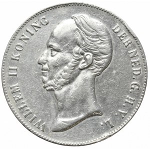 Holandia, Wilhelm II, 2 1/2 Guldena, 1849