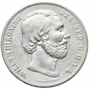 Holandia, Wilhelm III, 2 1/2 Guldena, 1851