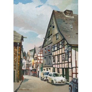 Grzegorz Ziolkowski, Street in Monschau, 2020
