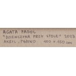 Agata Padol (nar. 1964), Dívka u stolu, 2023