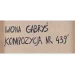 Iwona Gabryś (geb. 1988, Puławy), Komposition Nr. 439, 2023