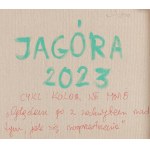 Malwina Jagóra (nar. 1990, Łowicz), S potešením sledujem, ako sa šíri zo série Farba vo mne, 2023