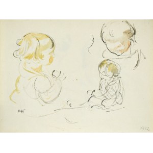 Wojciech WEISS (1875-1950), Sketches of children