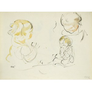 Wojciech WEISS (1875-1950), Skizzen von Kindern