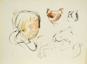 Wojciech WEISS (1875-1950), Szkice dzieci