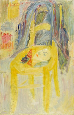 Maurice BLOND / BLUMENKRANC (1899-1974), Martwa natura z krzesłem, 1963