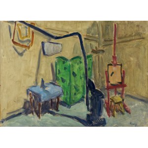 Robert PIKELNY (1904-1986), Innenansicht eines Ateliers
