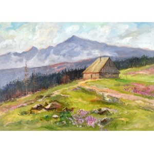 Leszek STAÑKO (1925-2011), Cottage in the Mountains, 2001