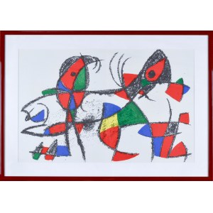 Joan Miró (1893-1983), Delfín a papoušek, 1975 (litografie originál X)