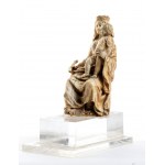 Carved ivory sculpture of the Virgin and Child
