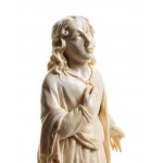 Carved vory sculpture of St. John the Evangelist