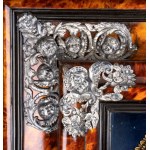 Tortoiseshell case with coral bedside