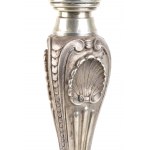 Attilio Grandis: A pair of important silver candelabra