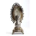 Gennaro Russo: Italian silver sculpture depicting the Immaculate Virgin