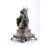 Francesco Saverio Rossi, 1805: Italian silver sculpture depicting Saint Francis of Paola