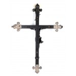 Silver Crucifix with tortoiseshell cross