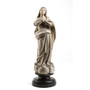 Marble sculpture depicting the Virgin in Ecstasy