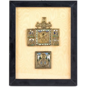 Russian bronze travel icons