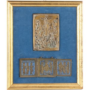 Russian travel bronze icon