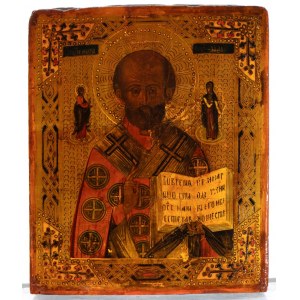 Russian icon depicting St. Nicholas