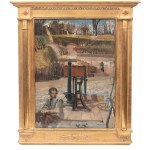 Jacek Malczewski (1854 Radom - 1929 Krakau), Am Brunnen (Vergifteter Brunnen), 1902.