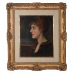 Jan Styka (1858 Lwów - 1925 Rzym), Portret młodej kobiety, ok, 1910