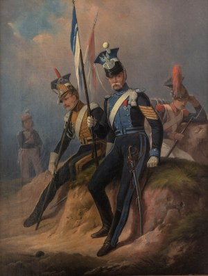 January Suchodolski (1797 Grodno-1875 Boimie k. Węgrowa), Ułani z czasów napoleońskich, 1852 r.
