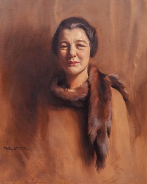 Tadeusz Styka (1889 Kielce-1954 Nowy Jork), Portret kobiety