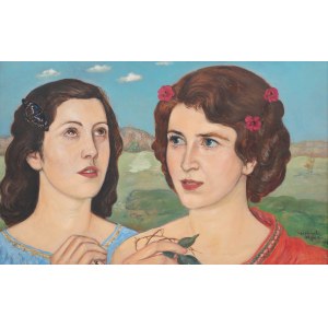 Wlastimil Hofman (1881 Prague - 1970 Szklarska Poreba), Two Muses, 1951.