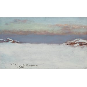 Wlastimil Hofman (1881 Prague - 1970 Szklarska Poreba), Winter in the Karkonosze Mountains