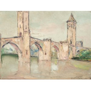 Włodzimierz Terlikowski (1873 Poraj - 1951 Paris), Most Valentre in Cahors