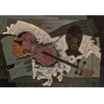 Jacques Chapiro (1897 Dyneburg/Łotwa - 1972 Paryż), Martwa natura ze skrzypcami i maską