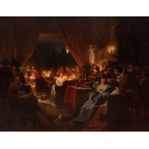 Eduard Geselschap (1814 Amsterdam - 1878 Düsseldorf), Concerto, 1867.