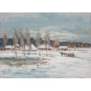 Eugeniusz Dzierzencki (1905 Warschau - 1990 Sopot), Im Winter