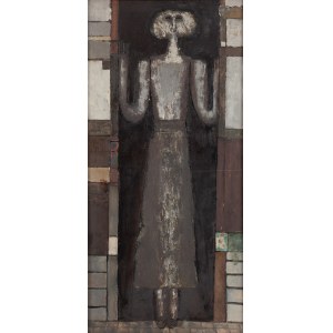 Jan Lebenstein (1930 Brest Litovsk - 1999 Krakau), Figura, 1956