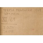 Teresa Pągowska (1926 Varšava - 2007 Varšava), Žltá, 1969