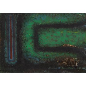 Erna Rosenstein (1913 Lviv - 2004 Warsaw), Green Gong, 1983