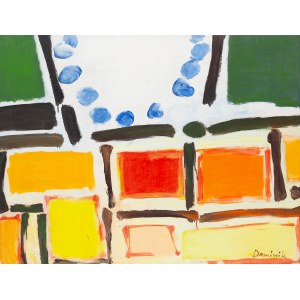 Tadeusz Dominik (1928 Szymanów - 2014 Warsaw), Colorful Fields, 1969