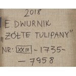 Edward Dwurnik (1943 Radzymin - 2018 Warschau), Gelbe Tulpen, 2018