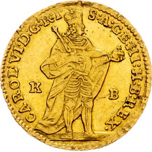 Charles VI., 1 Dukat 1734, KB, Kremnitz