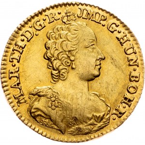 Maria Theresia, 1 Souverain d'or 1754, Antwerp