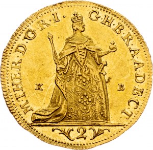 Maria Theresia, 2 Dukat 1765, KB, Kremnitz