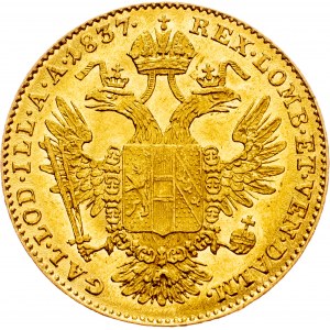 Ferdinand V., 1 Dukat 1837, A, Vienna