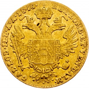 Ferdinand V., 1 Dukat 1848, E, Karlsburg