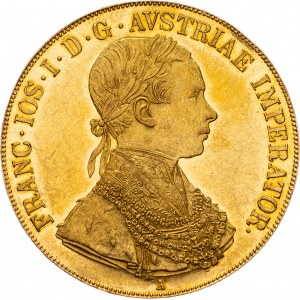 Franz Joseph I., 4 Dukat 1858, A, Vienna