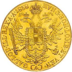 Franz Joseph I., 4 Dukat 1858, Vienna